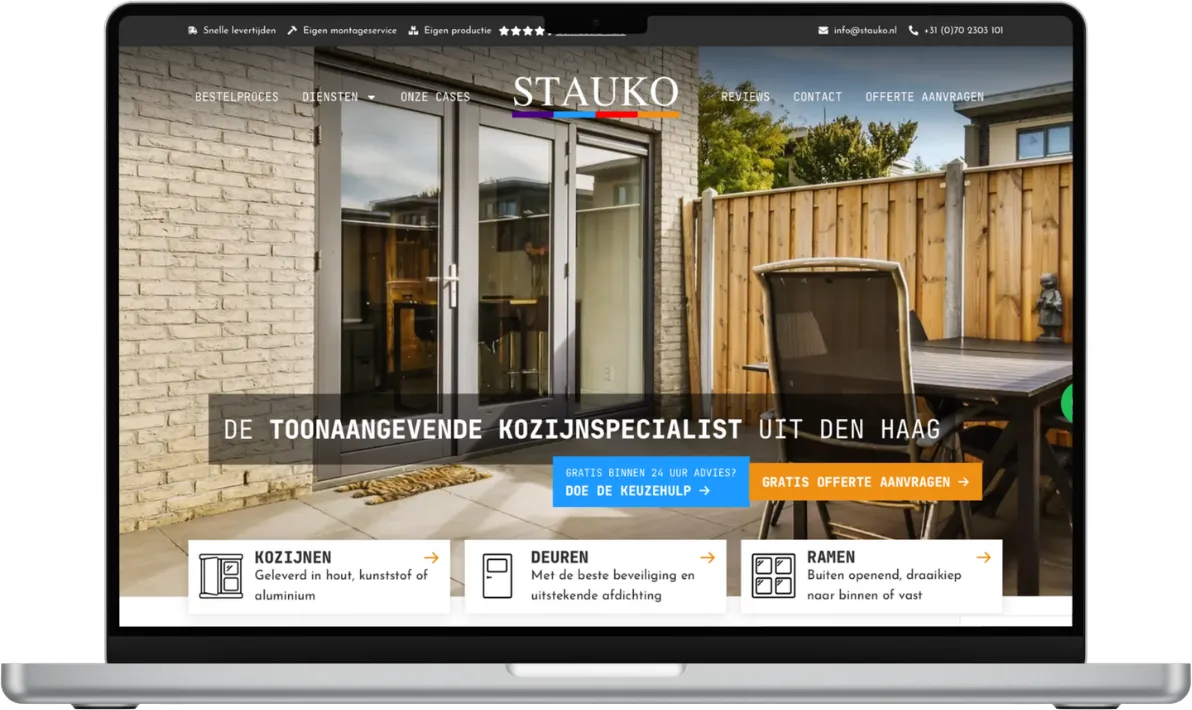 Is je website veroudert en levert hij geen conversies op? Dynalogical fixt het voor je!